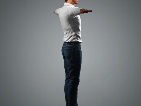 Benedict Cumberbatch Character 3D Model