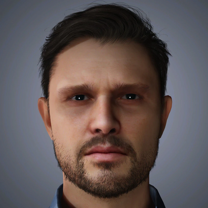 Kit Harington Character 3D Model .c4d .max .obj .3ds .fbx .stl .blend 