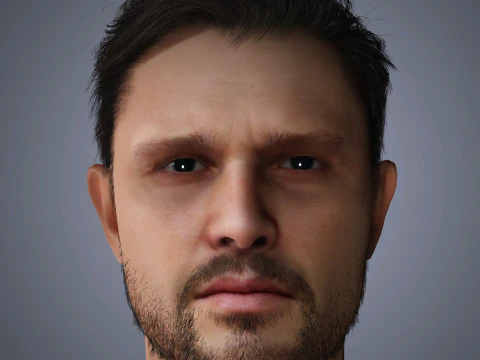 Kit Harington Character 3D Model