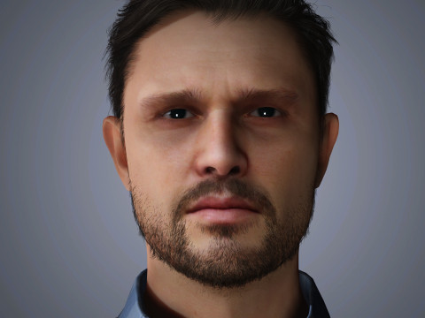 Kit Harington Character 3D-Modell