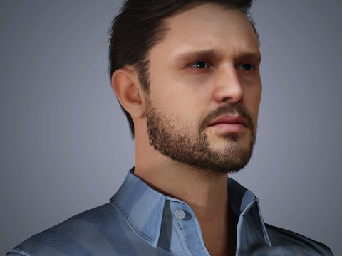 Kit Harington Character 3D-Modell