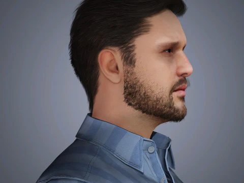 Kit Harington Character 3D Model