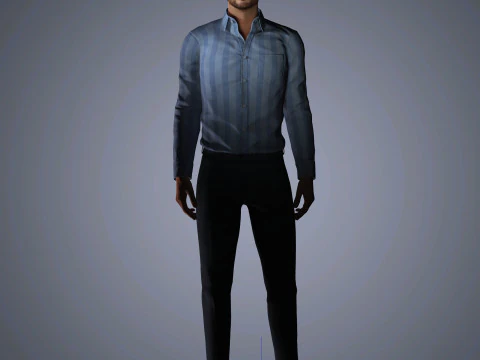 Kit Harington Character 3D Model