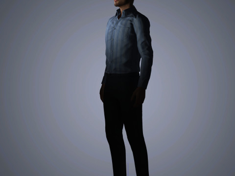 Kit Harington Character 3D-Modell