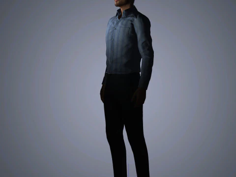 Kit Harington Character 3D Model