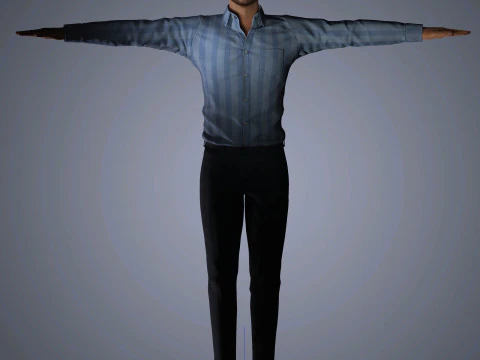 Kit Harington Character 3D Model