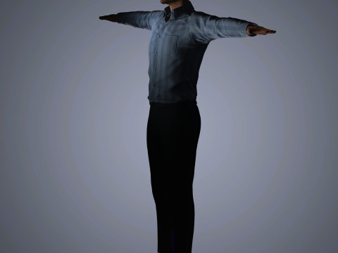 Kit Harington Character 3D-Modell