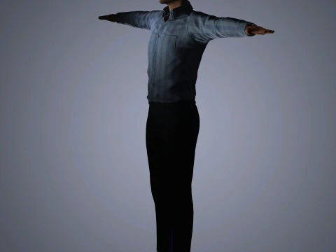 Kit Harington Character 3D Model