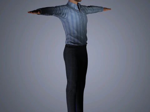Kit Harington Character 3D Model