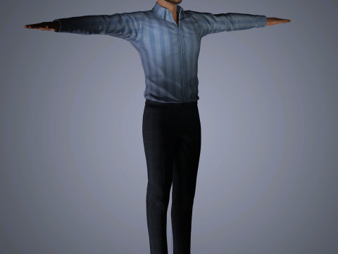 Kit Harington Character 3D-Modell