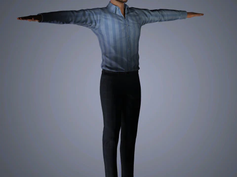 Kit Harington Character 3D Model