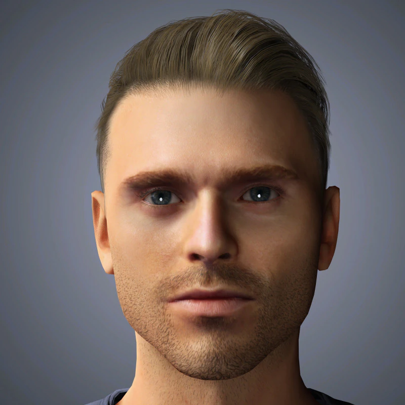 Richard Madden Character 3D Model .c4d .max .obj .3ds .fbx .stl .blend 