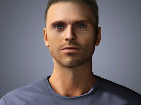 Richard Madden Character 3Dモデル