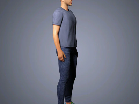 Richard Madden Character 3D Model