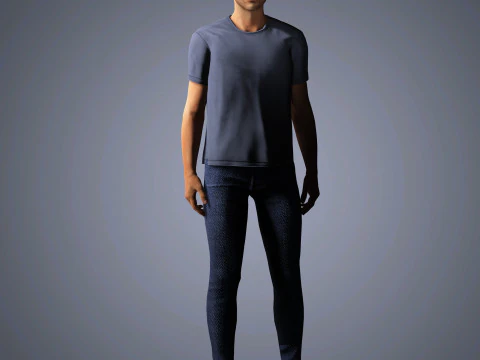 Richard Madden Character 3D Model