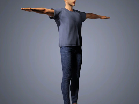 Richard Madden Character 3D Model