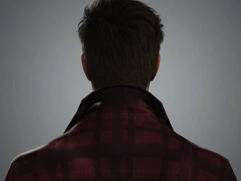 Chris Pine Character 3D Model