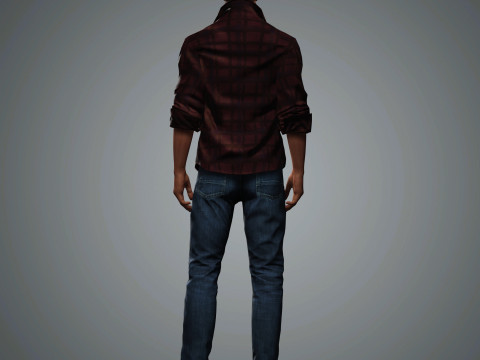 Chris Pine Character 3Dモデル