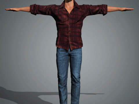 Chris Pine Character 3Dモデル