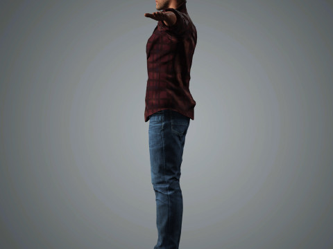 Chris Pine Character 3Dモデル