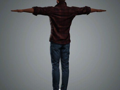 Chris Pine Character 3Dモデル