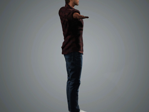 Chris Pine Character 3Dモデル
