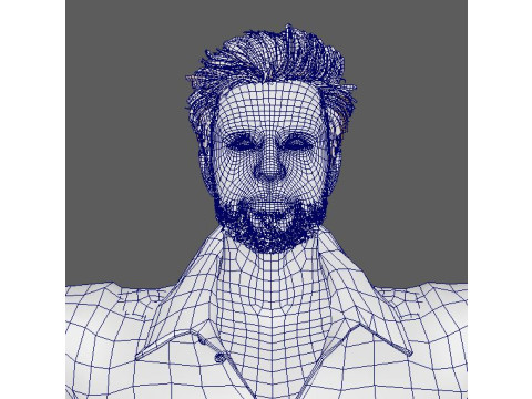 Chris Pine Character 3Dモデル