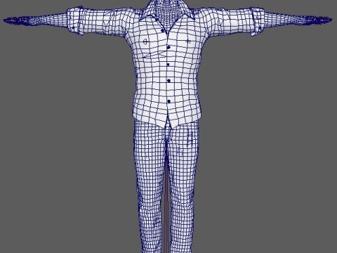Chris Pine Character 3Dモデル