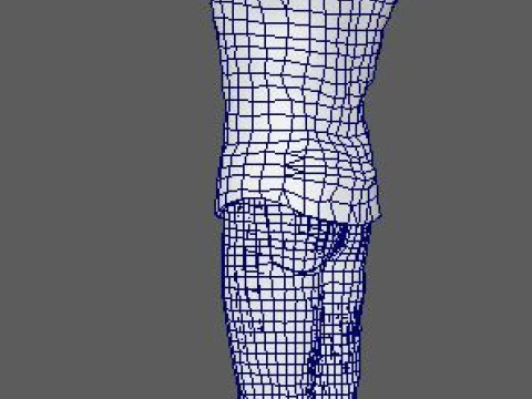 Chris Pine Character 3D Model