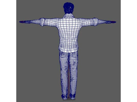 Chris Pine Character 3D Model