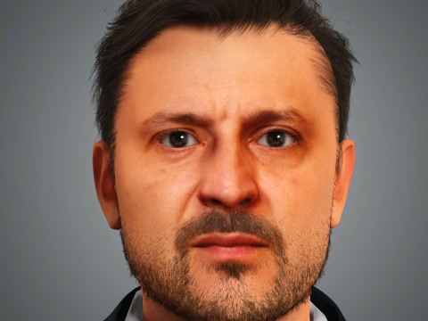 Volodymyr Zelenskyy Character 3D Model
