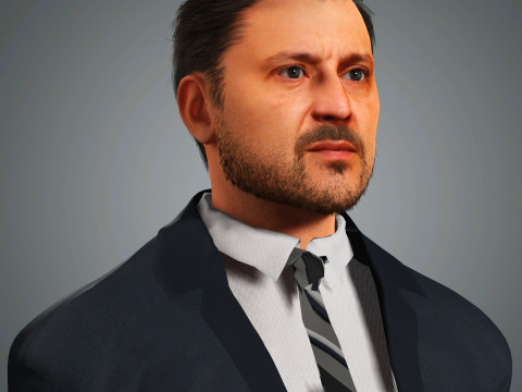 Volodymyr Zelenskyy Character 3D Model
