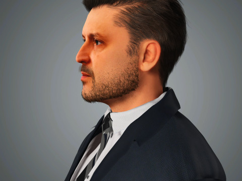 Volodymyr Zelenskyy Character 3D Model