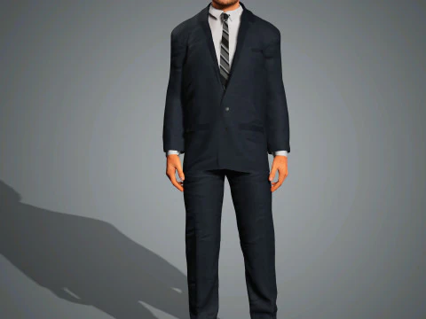 Volodymyr Zelenskyy Character 3D Model
