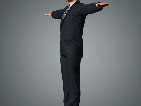 Volodymyr Zelenskyy Character 3D Model