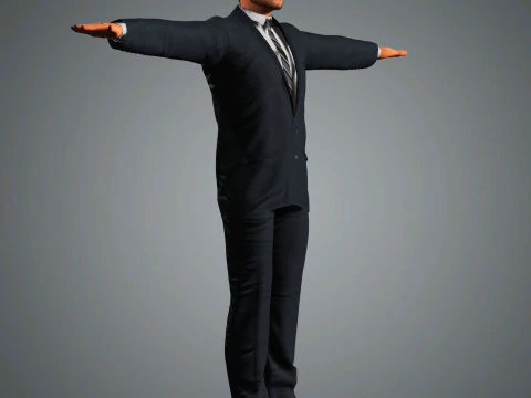 Volodymyr Zelenskyy Character 3D Model