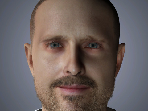 Aaron Paul Character 3Dモデル