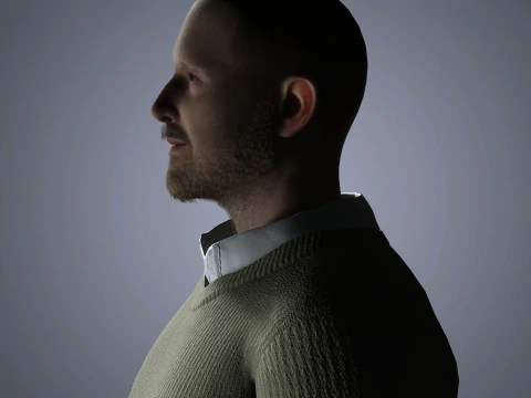 Aaron Paul Character 3D Model