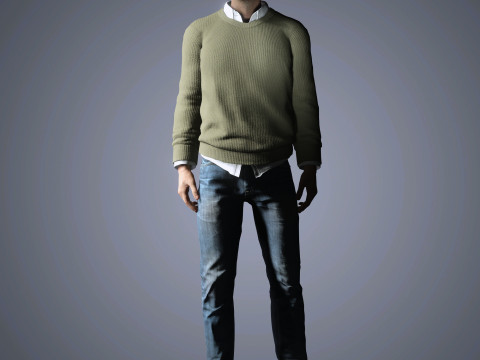 Aaron Paul Character Modelo 3D