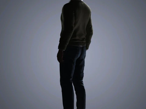 Aaron Paul Character 3D Model