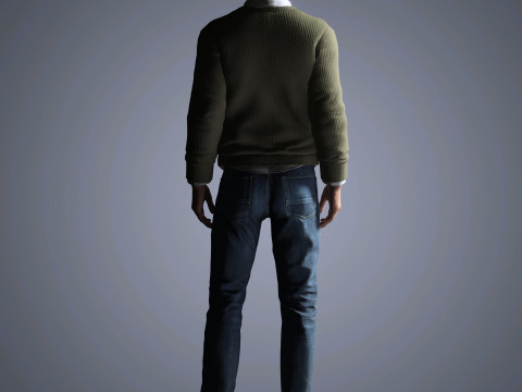Aaron Paul Character Modelo 3D
