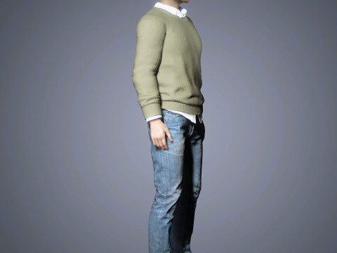 Aaron Paul Character Modelo 3D