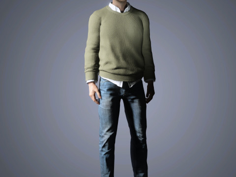 Aaron Paul Character Modelo 3D