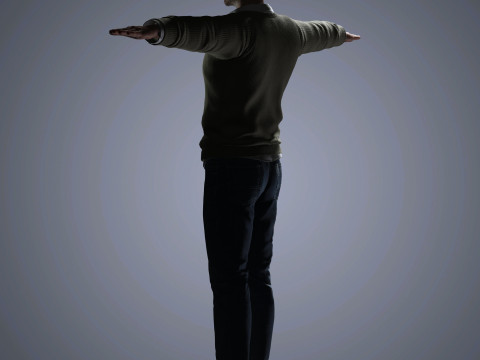 Aaron Paul Character Modelo 3D