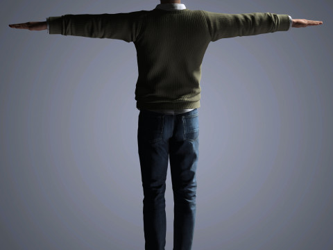 Aaron Paul Character Modelo 3D