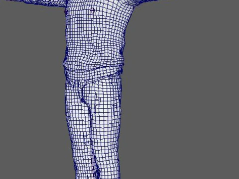 Aaron Paul Character 3D Model