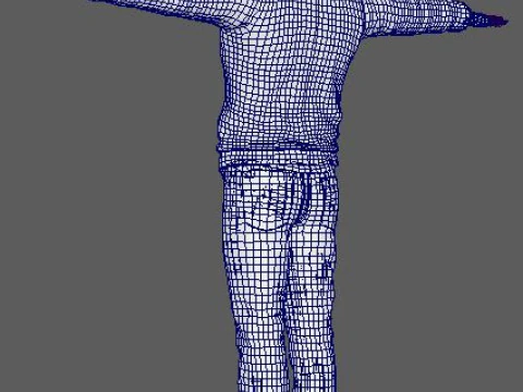 Aaron Paul Character 3D Model