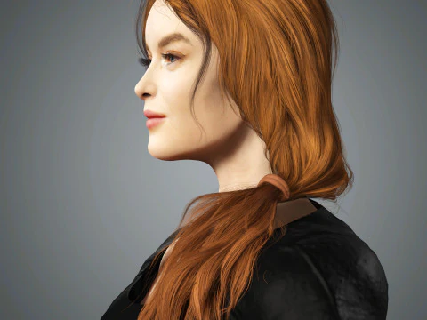 Sadie Sink Character 3D Model