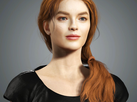 Sadie Sink Character Model 3D
