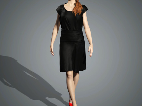 Sadie Sink Character Model 3D
